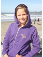 Sea Shell 100% Organic Cotton Zip Hoodie. Sizes from infant - 12 year-old. 